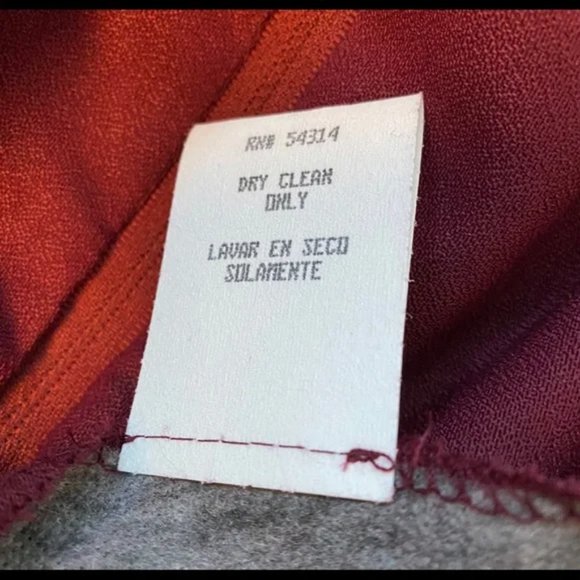 Vintage Bisou Bisou Sleeveless Formal Maroon Baroque Pattern Maxi Dress - Picture 6 of 6